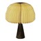 Jonathan Y Sylvie 16" Modern Minimalist Paper Pleated Shade Mushroom Accent LED Table Lamp, Natural JYL9106B - alternate 8