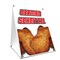 Signmission German Schnitzel, 36 Inch x 24 Inch A-frame Yard Sign, Plastic Sign SBC-2436-German Schnitzel - alternate 1