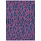 Homeroots 3' X 5' Navy Blue And Dark Pink Geometric Washable Indoor Outdoor Area Rug 599220 - alternate 8