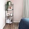 Simple Deluxe YSSOA 4 Tier Corner Display Rack Multipurpose Metal Shelving Unit, Bookcase Storage Rack Plant Stand HKSHLFCORN124304B - alternate 9