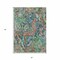 Homeroots 5' X 8' Orange And Teal Blue Abstract Washable Indoor Outdoor Area Rug 588457 - alternate 9
