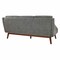Office Star Products Lounge Seating/Davenport Mid-Century Sofa, Charcoal SL4433R-MC4 - alternate 8