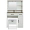 Homeroots 32" White Wood Lighted Mirrored Dresser 691696 - alternate 5