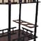 Homeroots 24in Dark Brown Rolling Bar Cart 470339 - alternate 4