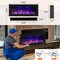 Edendirect 44.02-in W Black Wall mount LED Flat wall Electric Fireplace with Remote Control Included ZR-BI42 - alternate 9