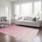 Homeroots 5' X 8' Pink And Ivory Ombre Washable Indoor Outdoor Area Rug 595818 - alternate 9