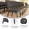 Flash Furniture Advantage Fossil Church Chair 20.5" Wide PCHT-113 - alternate 8