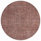 Homeroots 8' Orange And Copper Round Southwestern Washable Indoor Outdoor Area Rug 587076 - alternate 6