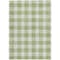 Homeroots 9' X 12' Artichoke Green And Gray Plaid Washable Indoor Outdoor Area Rug 595365 - alternate 9