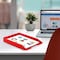 Acrimet Stackable Letter Tray Front Load Letter Size Document Organizer Plastic Solid Red 1 Unit 211.VM - alternate 9