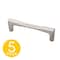 Sapphire Comet Series 3-3/4 in. 96 mm Center-to-Center Modern Satin Nickel Cabinet Hardware Handle/Pull, 5PK SP-2075-96-SN-5 - alternate 1