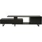 Leisuremod Avery TV Stand with MDF Cabinet and Powder Coated Steel Legs, Phantom Grey ATS69GR - alternate 18