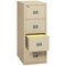 Fireking 17-3/4" W 4 Drawer File Cabinet, Parchment, Letter 4P1831-CPA - alternate 3