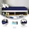 Flash Furniture Irvine Liquid-Resistant Memory Foam 8 Inch Twin XL Mattress w/Removable Cover w/Zipper in Blue CL-MF-LR-TWINXL-GG - alternate 9