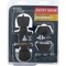 Steel Pro Matte Black Tulip 2-Cylinder Deadbolt & Door Knob Entry Combo BRX9B92B - alternate 3