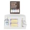 Origin Dispensing Solutions Hygiene Station Bundle-Gel Bottle-Steel-White HS10S04WH - alternate 1