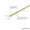 M-D Building Products Aluminum, Satin Brass, 144 in L, 1.25 in W 06999 - alternate 3