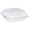 Dart ClearSeal Hinged-Lid Plastic Containers, 8.25 x 3 x 8.25, Clear, PK250 C90PST3 - alternate 1