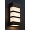 Afx State - LED Outdoor Wall Sconce - 12in H - 18W - Bronze SEW0412LAJUDBZ - alternate 6