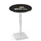 Holland Bar Stool Co 42" Chrome Wright State Pub Table, 36" dia. Top L217C4236WrtStU - alternate 1