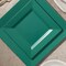 Smarty Had A Party Hunter Green Square Plastic Plates Dinnerware Value Set (120 Dinner Plates+120 Salad Plates), 240PK 9919VP-CASE - alternate 11