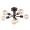 Jonathan Y Marcel 20" 6-Light Globe Farmhouse Modern Iron Bistro LED Semi Flush Mount, Oil Rubbed Bronze JYL9541A - alternate 1