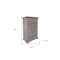 Homeroots 37" Gray Solid Wood Five Drawer Chest 524579 - alternate 9