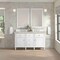 James Martin Vanities Lorelai 60" Double Vanity, Bright White, w/ 3 CM Tajnar Eclos Top 424-V60D-BW-3TJR - alternate 8