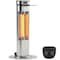 Serenelife Infrared Patio Heater, Electric Patio Heater with Remote Control, 1500 W, Indoor/Outdoor Heaters for SLOHT42 - alternate 1
