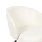Manhattan Comfort Looma Metal Vegan Leather Side Chair in Ivory - Set of 2 DC1530-3 - alternate 9