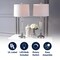 Jonathan Y Emma 29.5" Crystal LED Table Lamp, Clear, 2PK JYL2048A-SET2 - alternate 13
