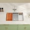 Wrightmaster 33 in. Undermount Single Bowl Ceramic Workstation Kitchen Sink with Bottom Grids, Dish Drainer‌ ZOR-AWUS331910DS - alternate 7