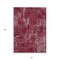 Homeroots 5' X 8' Burgundy And Ivory Geometric Washable Indoor Outdoor Area Rug 594528 - alternate 8