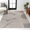 Jonathan Y Nordby High-Low Geometric Arch Scandi Striped Gray/Cream 4 ft. x 6 ft. Indoor/Outdoor Area Rug SCN104C-4 - alternate 7