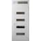 Vdomdoors Front Exterior Prehung Metal-Plastic Door, Manux 8113 White Silk, Top Sidelite Transom, Office Comm MANUX8113EXD-WS-W36xH80+14-LH - alternate 1