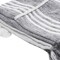 Homeroots 50" X 60" Gray and White Kantha Cotton Striped Throw Blanket with Embroidery 516624 - alternate 8