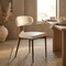 Leisuremod Dilenny Faux Leather Dining Chair - Modern Padded Side Chair with Steel Legs DC49W - alternate 9