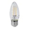 Feit Electric LED Bulb, Decorative, F15 Lamp, 60 W Equivalent, E26 Lamp Base, Dimmable, Clear BPF1560/850/FILED - alternate 1