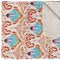 Homeroots 50" X 70" Beige And Pink Ikat Cotton Quilted Kantha Throw Blanket with Embroidery 544548 - alternate 6