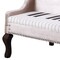Homeroots Silver Velour Baby Grand Piano Storage Bench 469437 - alternate 5