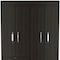 Homeroots 47" Black Three Drawer Combo Dresser 478415 - alternate 6