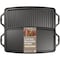 Bakkenmaster Bakken 19 in Reversible Cast Iron Griddle, Flat & Grill, Dual Burner, Pre-Seasoned, Nonstick BAKCASTGRID22 - alternate 1