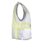 Dome75 Hi-Vis Safety Vest SM/MD Class Non-ANSI/Enhanced Visibility , Zipper 6 Pockets, 2 Mic Tab DV2183 - alternate 6