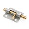Prime-Line Door and Gate, Slide Barrel Bolt Latch 2-1/2 inch with Screws, Galvanized with Brass Bolt and Knob U 117533 - alternate 7