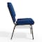 Flash Furniture 18.5"W Church Chair in Navy Blue Fabric, 4PK 4-XU-CH-60096-NVY-BAS-GG - alternate 9