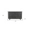 Homeroots 60" Gray Wash Solid Wood Seven Drawer Triple Dresser 489215 - alternate 4