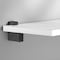 Dolle Cuadro 2.7 in. H X 0.9 in. W X 1.9 in. D Black Metal Shelf Clips 16757 - alternate 4