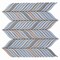 Apollo Tile White; Blue 10.2 in x 11.8 in Ceramic Glossy Wall Mosaic Tile 4.18 sqft/case, 5PK APLCMC8801A - alternate 9