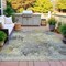Homeroots 3' X 5' Pewter Charcoal And Gold Abstract Washable Indoor Outdoor Area Rug 630879 - alternate 7