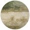 Homeroots 8' Fern Green And Beige Round Abstract Washable Indoor Outdoor Area Rug 603019 - alternate 7